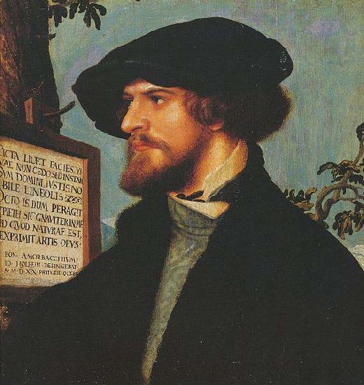 Hans holbein the younger Portrait of Bonifacius Amerbach Germany oil painting art